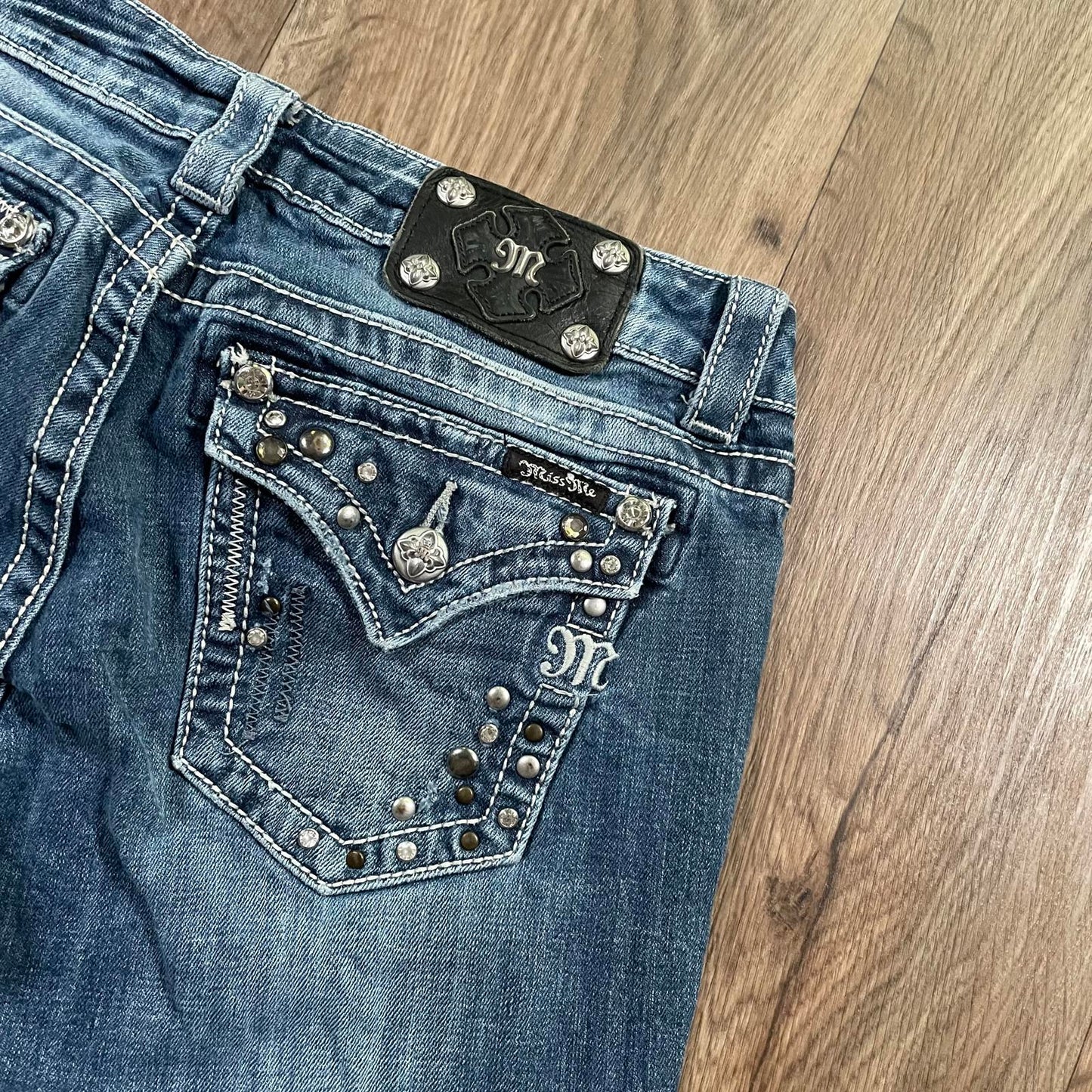 Miss Me Studded Boot Cut Jean