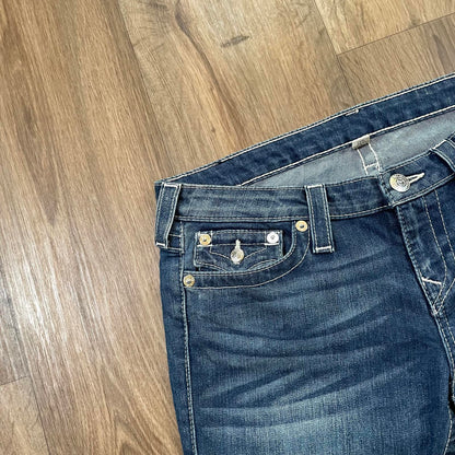 True Religion Blue Skinny Jeans W34 L31