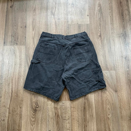 Route 66 Carpenter Denim Shorts Black
