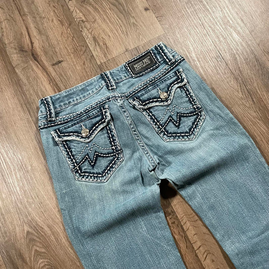 Miss Me Embroidered Boot Cut Jeans W30 L33