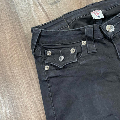 True Religion Black Skinny Jeans W30 L33