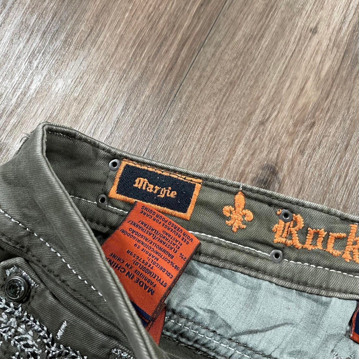 Rock Revival Margie Grey Skinny Jeans
