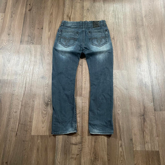 Rock Revival Hector Alt Straight Leg Jeans W34 L33