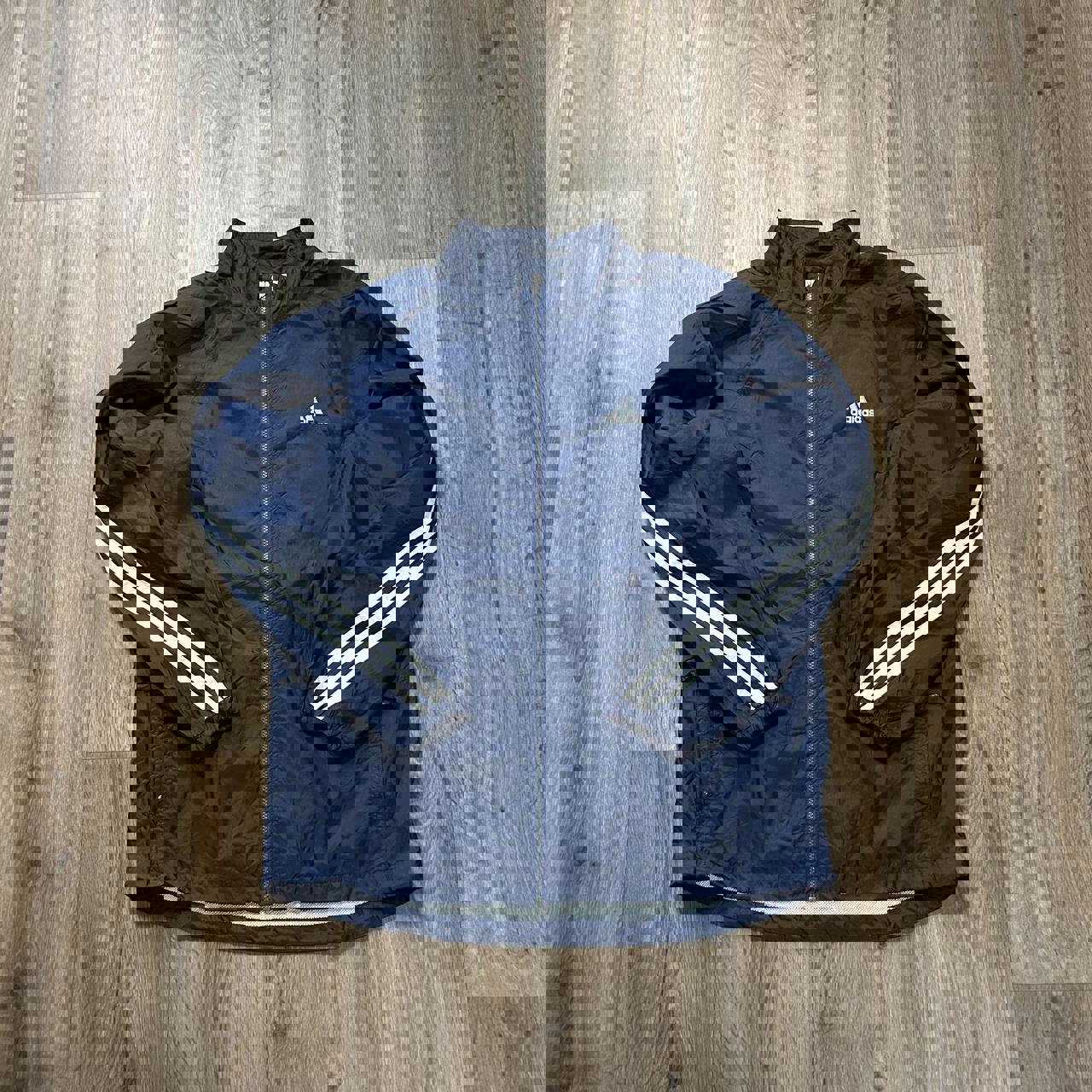 Adidas Blue Standard Stripe Jacket