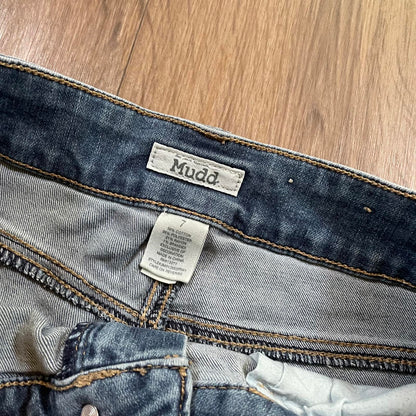 Mudd Low Waisted Embroidered Shorts