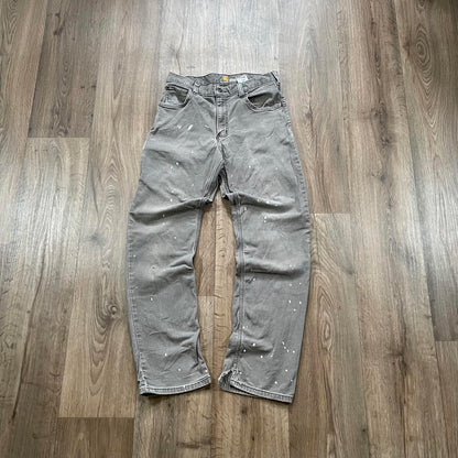Carhartt Grey Painted Carpenter Trousers