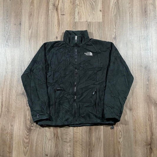 North Face Black Full Zip Fleece Jacket