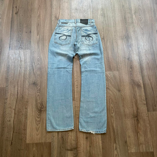 G-Star Embroidered Straight Jeans
