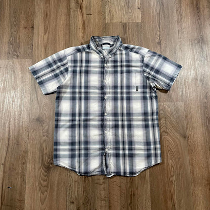 Columbia Blue Check Shirt Short Sleeve