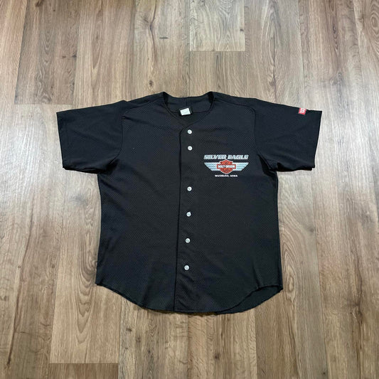 Harley Davidson Black Mesh Jersey Number 69