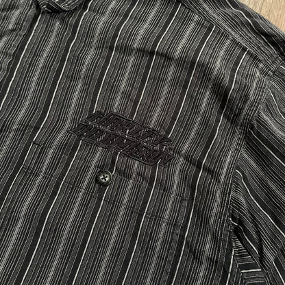 Harley Davidson Striped Shirt Black