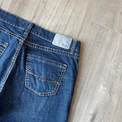 Pioneer Embroidered Straight Leg Jeans
