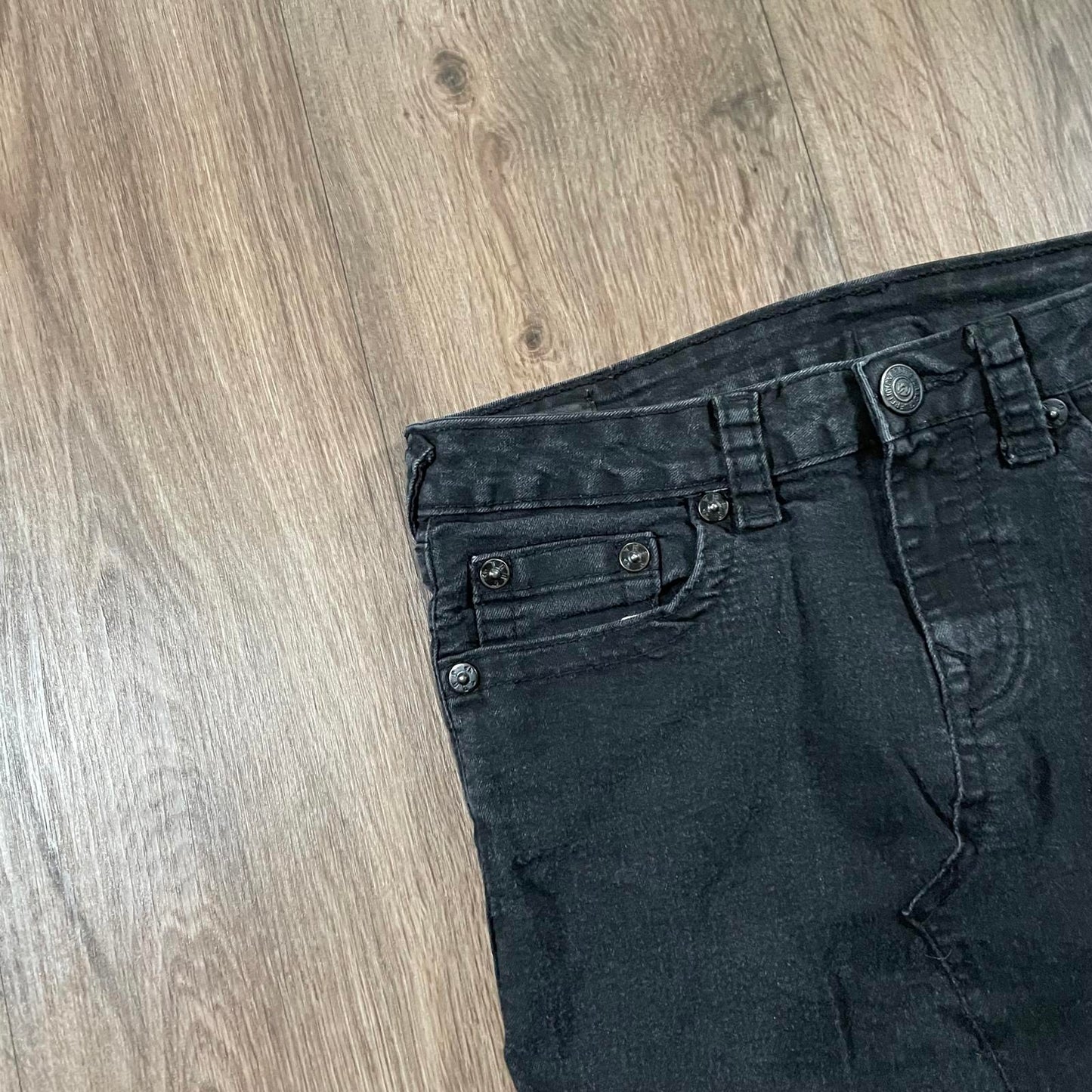 True Religion Black Mini Skirt