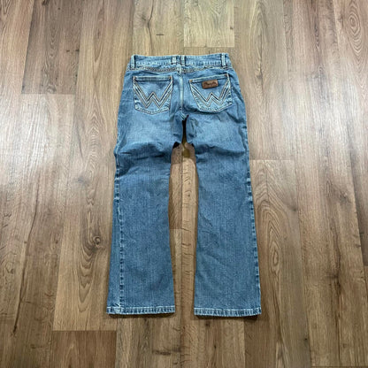 Wrangler Boot Cut Jeans Embroidered Pockets