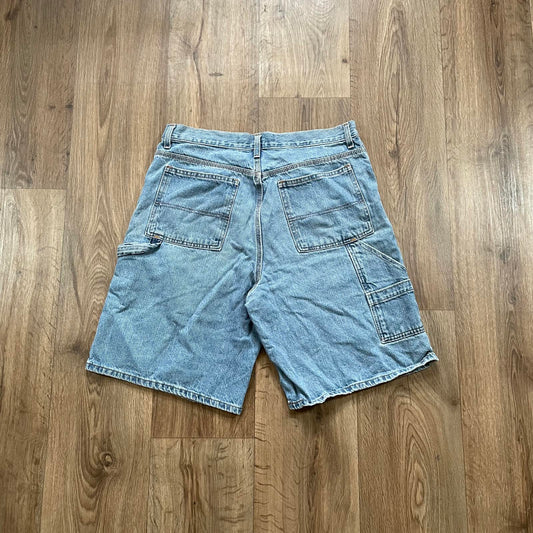 Faded Glory Light Blue Carpenter Denim Shorts