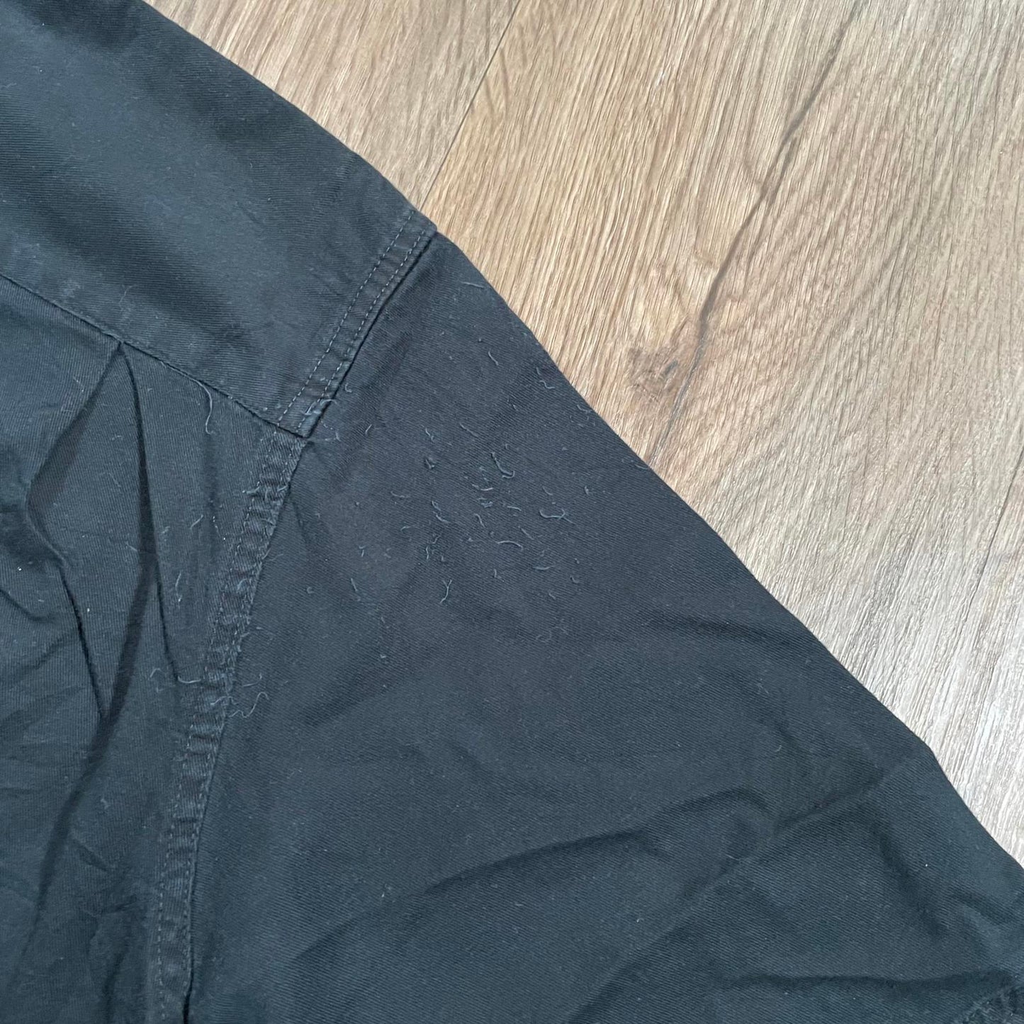 Wrangler Black Button Up Short Sleeve Shirt