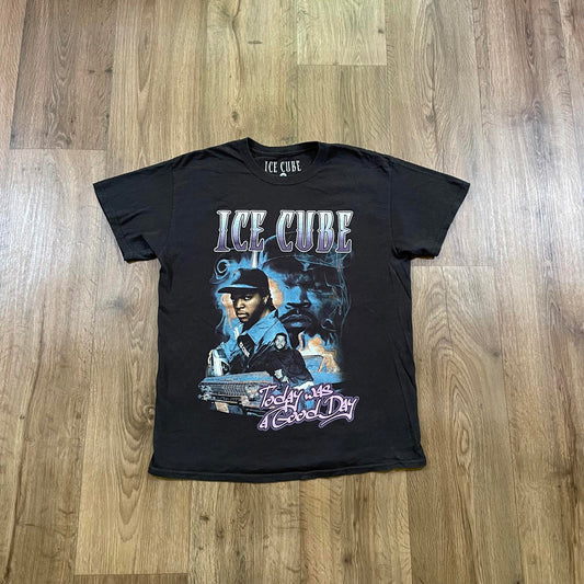 Ice Tube Black Print T-Shirt